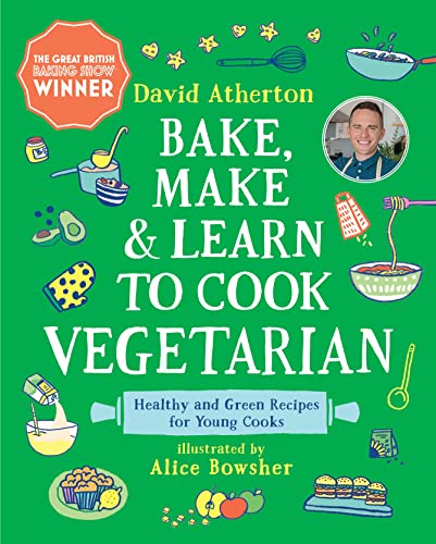 Beispielbild fr Bake, Make, and Learn to Cook Vegetarian: Healthy and Green Recipes for Young Cooks zum Verkauf von HPB Inc.