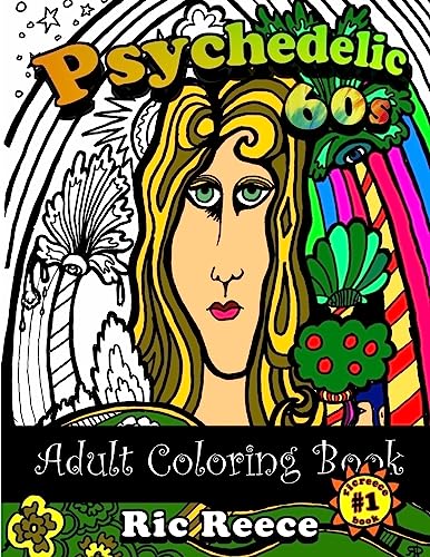 Stock image for Psychedelic 60s Adult Coloring Book for sale by Lucky's Textbooks