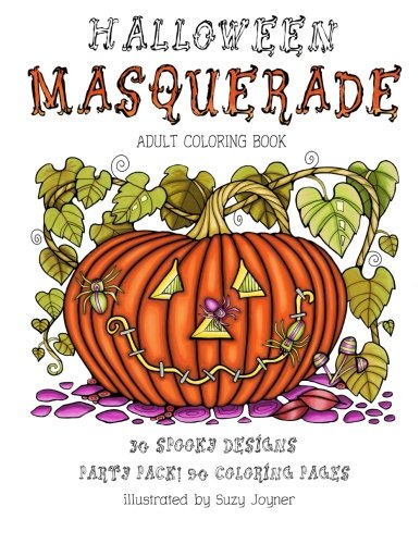 Beispielbild fr Halloween Masquerade Adult Coloring Book: Party Edition zum Verkauf von Revaluation Books