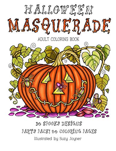 Stock image for Halloween Masquerade Adult Coloring Book: Party Edition for sale by Revaluation Books
