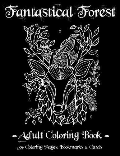 Imagen de archivo de Fantastical Forest Adult Coloring Book: 50+ Coloring Pages, Bookmarks & Cards a la venta por Revaluation Books