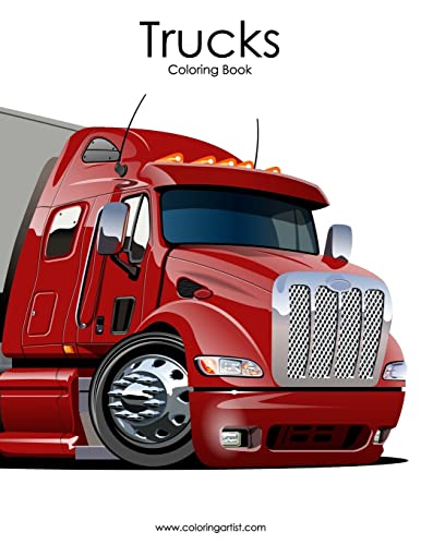 Beispielbild fr Trucks Coloring Book 1: Volume 1 zum Verkauf von Reuseabook