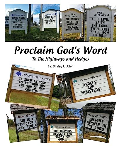 Beispielbild fr Proclaim God's Word To The Highways and Hedges [Soft Cover ] zum Verkauf von booksXpress