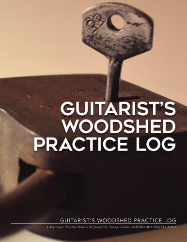 Stock image for Guitarist's WOODSHED Practice Log (Padlock edition): A Musician's Practice Planner & Journal for sale by Revaluation Books