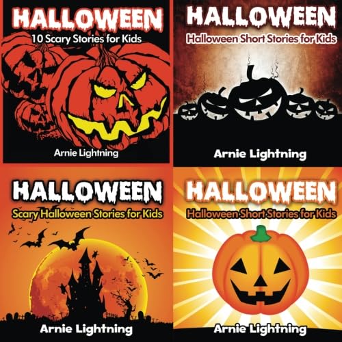 Stock image for Halloween Book Bundle (4 Books in 1): Scary Stories for Kids and Halloween Jokes: Volume 1 (Spooky Halloween Stories) for sale by Revaluation Books