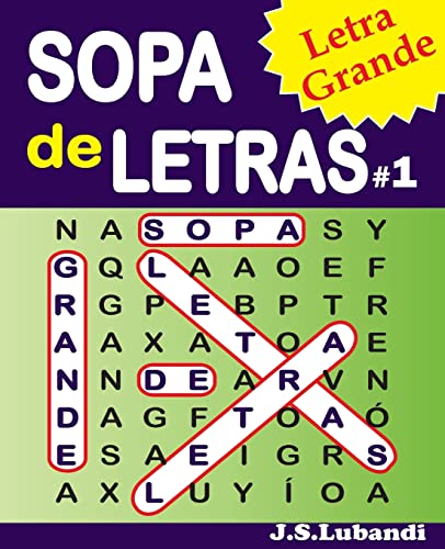 Stock image for SOPA de LETRAS #1 (Letra Grande) for sale by ThriftBooks-Atlanta