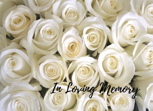 Book of Condolence In Loving Memory 