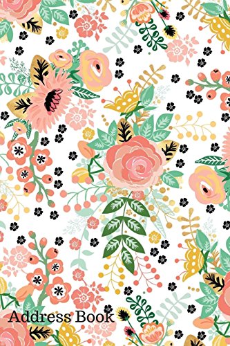 Stock image for Address Book: Pink Floral Design | Birthdays Address Book for Contacts, Addresses, Phone Numbers, Email, Alphabetical Organizer Journal Notebook (Address Books) for sale by Big River Books