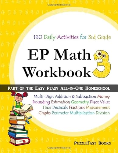 Stock image for EP Math 3 Workbook : Part of the Easy Peasy All-In-One Homeschool for sale by Mahler Books