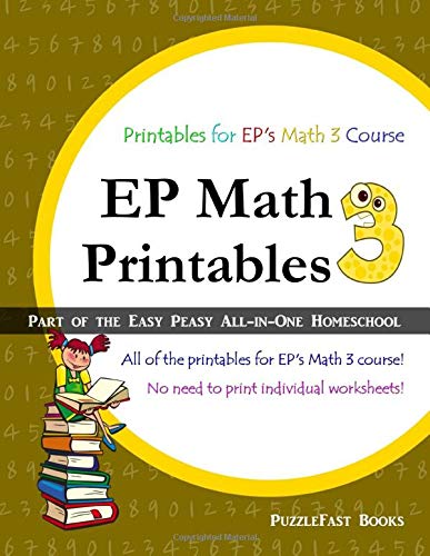 9781537712628: EP Math 3 Printables: Part of the Easy Peasy All-in-One Homeschool