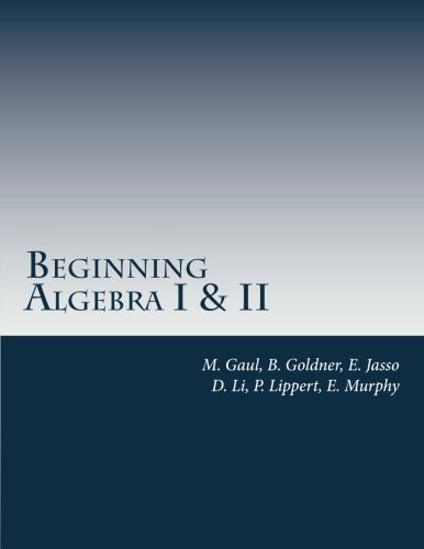 Stock image for Beginning Algebra I & II for sale by HPB-Red
