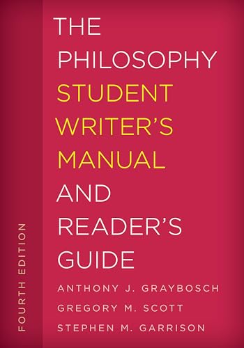 Stock image for The Philosophy Student Writers Manual and Readers Guide (Volume 3) (The Student Writers Manual: A Guide to Reading and Writing, 3) for sale by Michael Lyons