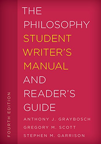 Stock image for The Philosophy Student Writer's Manual and Reader's Guide (Volume 3) (The Student Writer's Manual: A Guide to Reading and Writing, 3) for sale by HPB-Ruby