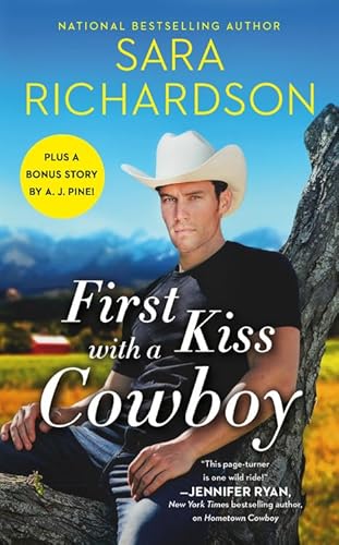 Beispielbild fr First Kiss with a Cowboy: Includes a bonus novella (Silverado Lake (1)) zum Verkauf von Gulf Coast Books