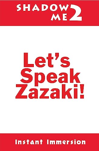 Stock image for Shadow Me 2: Let's Speak Zazaki! (Shadow Me Language Series) for sale by Lucky's Textbooks