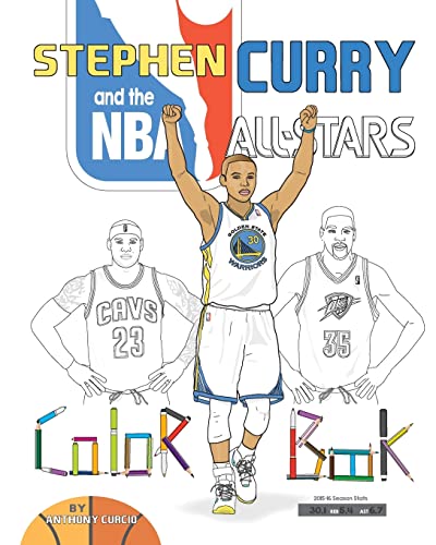 Stock image for Stephen Curry and the NBA All Stars: Basketball Coloring Book for Kids for sale by Orion Tech