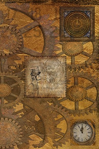 Stock image for Steampunk: JOURNAL LOG DOODLE SKETCH DRAWING NOTE BOOK NO LINES UNRULED 6" x 9" 186 PAGES for sale by Half Price Books Inc.