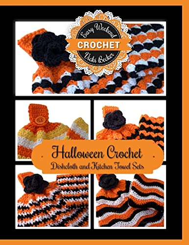 

Halloween Crochet Dishcloth and Kitchen Towel Sets