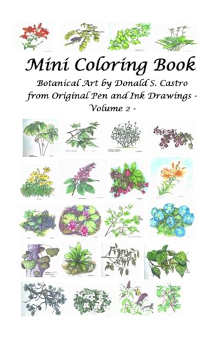 Beispielbild fr Mini Botanical Art Volume 2: From Original Pen & Ink Drawings zum Verkauf von THE SAINT BOOKSTORE