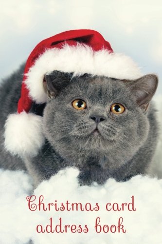 Stock image for Christmas Card Address Book: An Address Book and Tracker for the Christmas Cards You Send and Receive - Christmas Cat Cover for sale by Revaluation Books