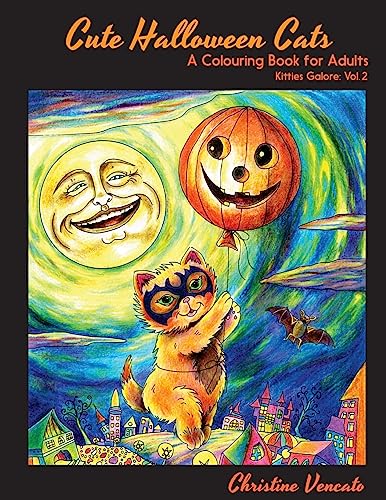 Stock image for Cute Halloween Cats: A Cats and Kittens Colouring Book for Adults (Kitties Galore) for sale by Save With Sam