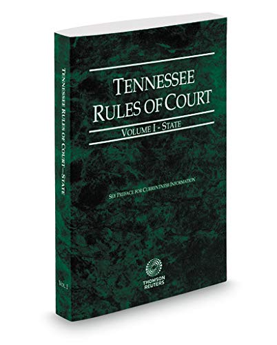 Beispielbild fr Tennessee Rules of Court V1 zum Verkauf von ThriftBooks-Dallas