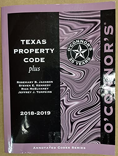 Imagen de archivo de O'Connor's Texas Employment Codes Plus, 2018-2019 ed. a la venta por HPB-Red