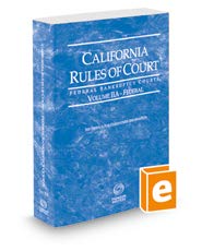 Imagen de archivo de California Rules of Court - Federal Bankruptcy Courts, 2020 revised ed. a la venta por ThriftBooks-Atlanta