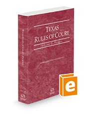 Stock image for Texas Rules of Court - Federal, 2021 ed. (Vol. II, Texas Court Rules) for sale by HPB-Red