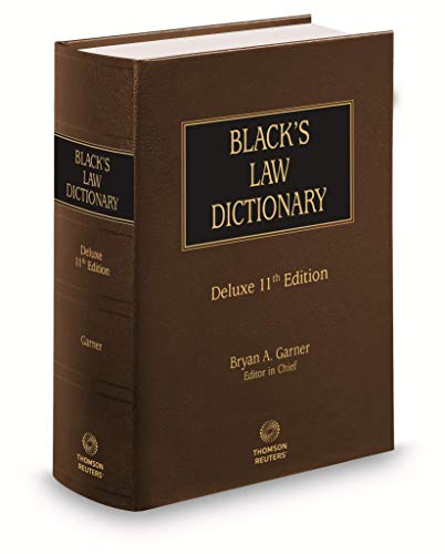 Imagen de archivo de Black?s Law Dictionary, 11th Edition (BLACK'S LAW DICTIONARY (STANDARD EDITION)) a la venta por Sunshine State Books