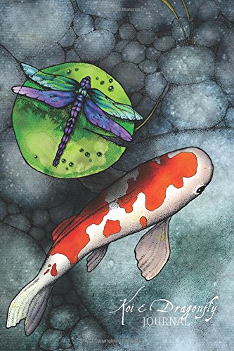 9781539352662: Koi and Dragonfly Journal: (Notebook, Diary, Blank Book) 6x9"
