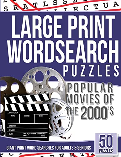 9781539412694: Large Print Wordsearches Puzzles Popular Movies of the 2000s: Giant Print Word Searches for Adults & Seniors