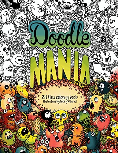 Stock image for Doodle Mania: Zifflin's Coloring Book: Volume 4 for sale by WorldofBooks