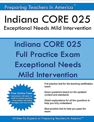 Stock image for Indiana CORE 025 Exceptional Needs - Mild Intervention for sale by ThriftBooks-Dallas