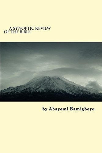 Beispielbild fr A Synoptic Review of the Bible.: None. (Volume 1) zum Verkauf von Revaluation Books