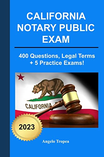 9781539554646: California Notary Public Exam