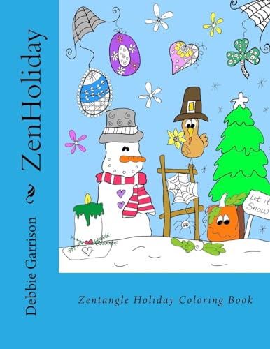 Imagen de archivo de ZenHoliday 35 Zentangle Holiday Coloring Book a la venta por PBShop.store US