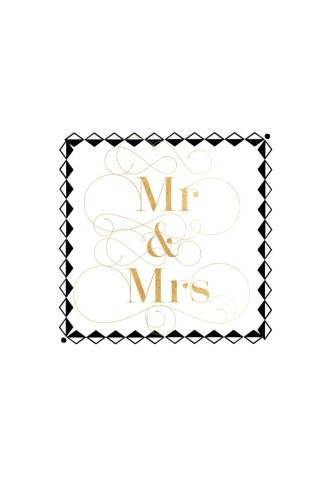 Stock image for Mr & Mrs: Black & Gold Box Wedding Planner Notebook | Plan Your Wedding & Future Together With Our Wedding Planner | Bride to Be, Mother of The Bride, . Organizer with 100 pages | 6   x 9   small for sale by ThriftBooks-Atlanta