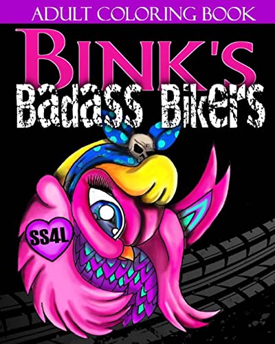 Imagen de archivo de Bink's Badass Bikers - Adult Coloring Book a la venta por Save With Sam