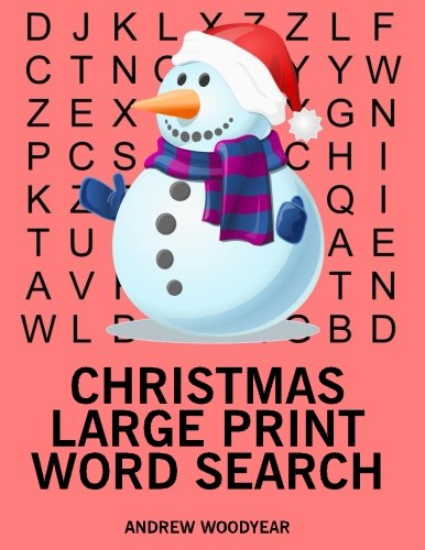 Stock image for Christmas Large Print Word Search: 25 Christmas Themed Word Search Puzzles: Volume 1 (Christmas Word Search) for sale by Revaluation Books