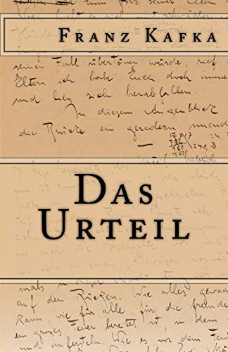 Stock image for Das Urteil for sale by Revaluation Books