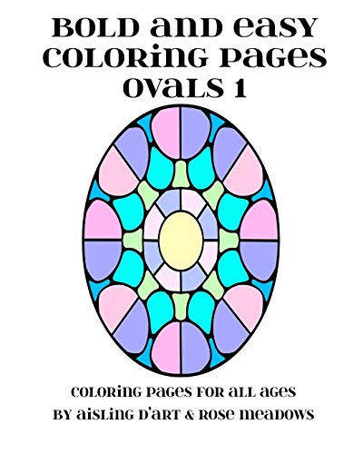 Beispielbild fr Bold and Easy Coloring Pages - Ovals 1 zum Verkauf von Lucky's Textbooks