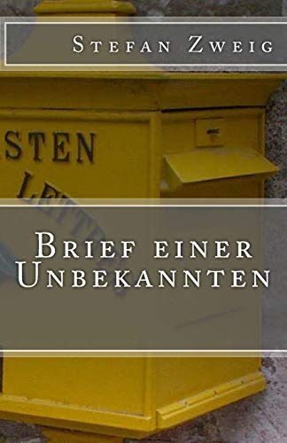 Stock image for Brief Einer Unbekannten for sale by Revaluation Books
