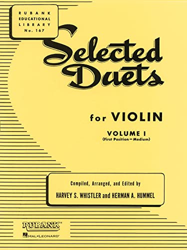 Imagen de archivo de Selected Duets for Violin - Volume 1: Medium First Position (Rubank Educational Library) a la venta por Goodwill of Colorado