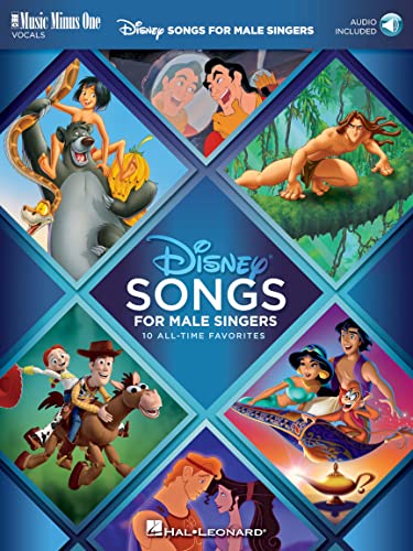 Stock image for Disney Songs for Male Singers: 10 All-Time Favorites with Fully-Orchestrated Backing Tracks Music Minus One Vocals for sale by ThriftBooks-Atlanta