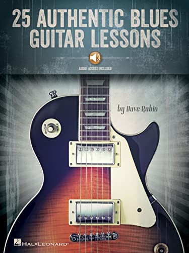 Stock image for 25 Authentic Blues Guitar Lessons for sale by Zoom Books Company