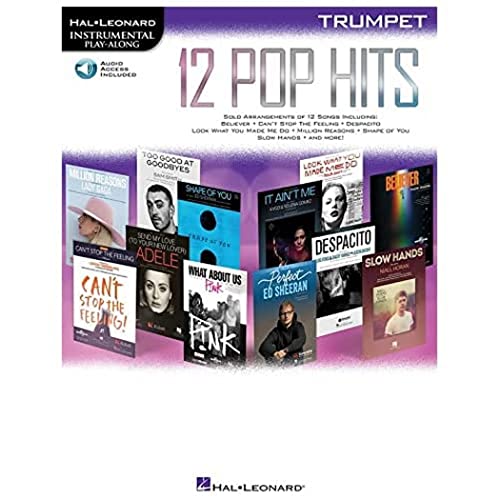 9781540020505: Hal Leonard Instrumental Play-Along : 12 Pop Hits - Trumpet (Book/Online Audio)