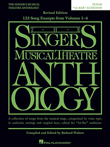 Stock image for The Singer's Musical Theatre Anthology: Tenor - 16-bar Audition (Replaces 00230041): National Federation of Music Clubs 2024-2028 Selection for sale by Books Unplugged