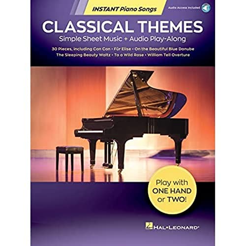 

Classical Themes - Instant Piano Songs: Simple Sheet Music + Audio Play-Along [Soft Cover ]