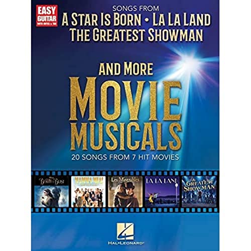 9781540043948: Songs from A Star Is Born, The Greatest Showman, La La Land, and More Movie Musicals (Easy Guitar With Notes & Tab)